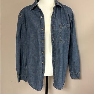 Levi's Signature Button Down Denim Shirt Medium